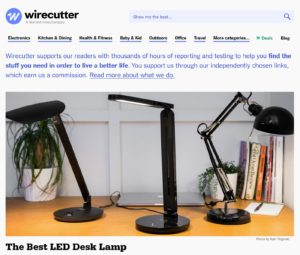 WIRECUTTER REVIEW: THE BEST LED DESK LAMPS - Lighting Design Alliance